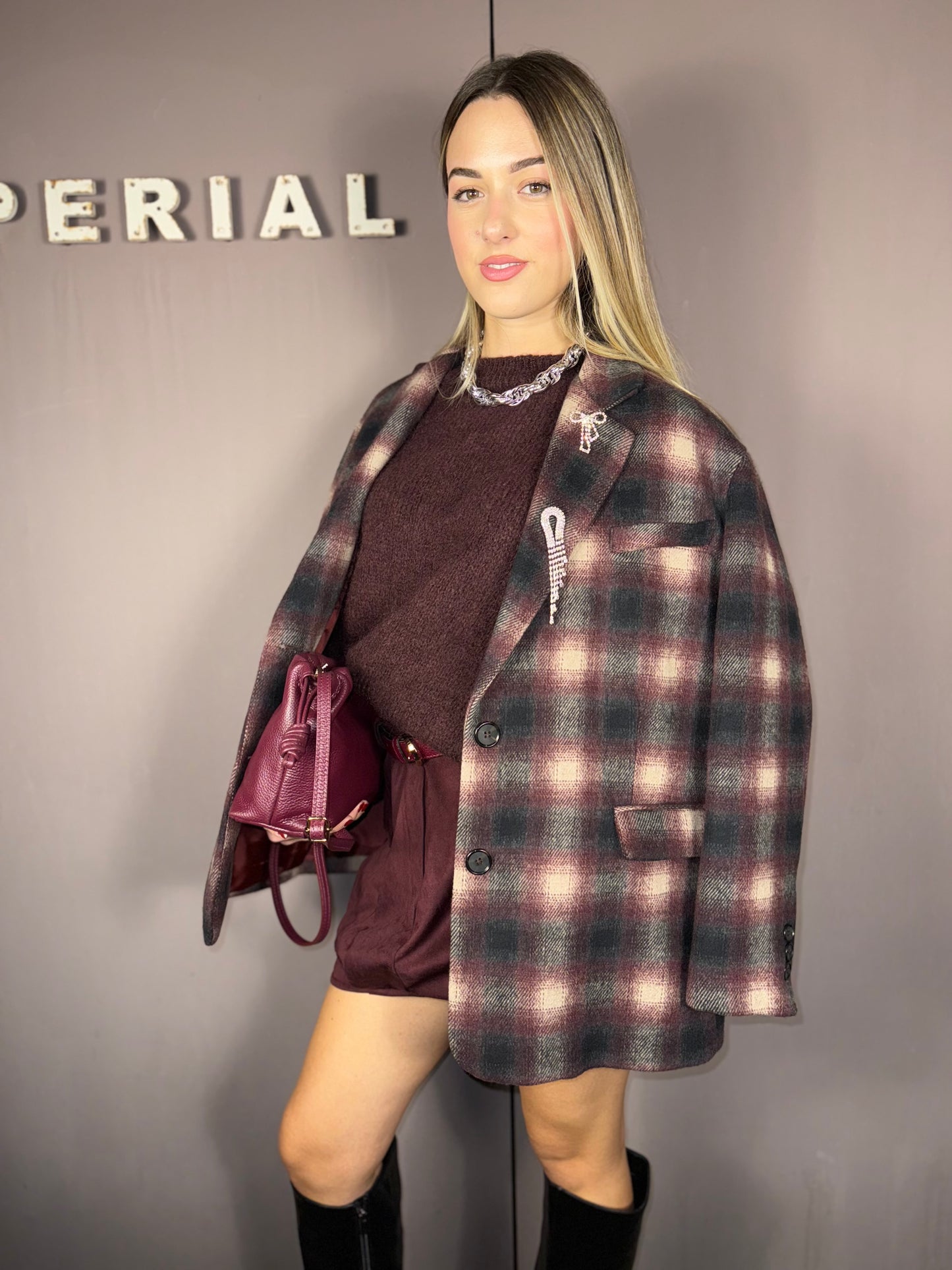 Dixie giacca a quadri