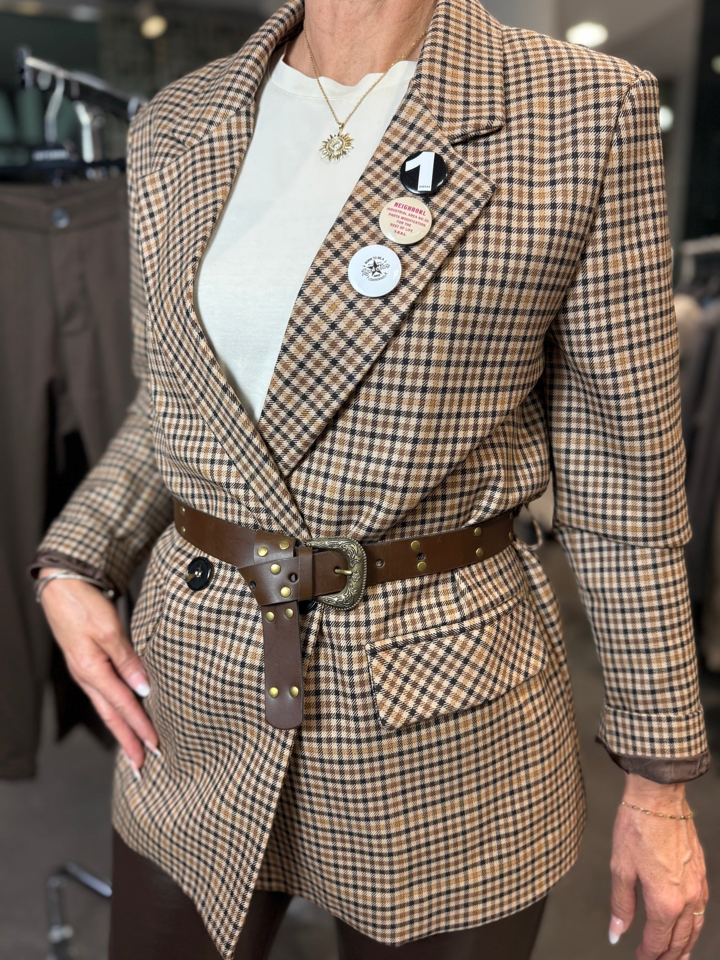 Dixie giacca quadretti