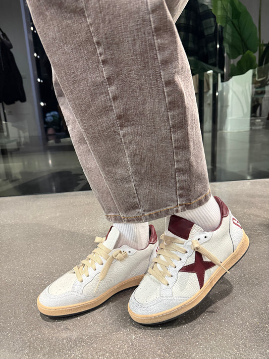 Divine Follie sneaker - bianco/bordeaux