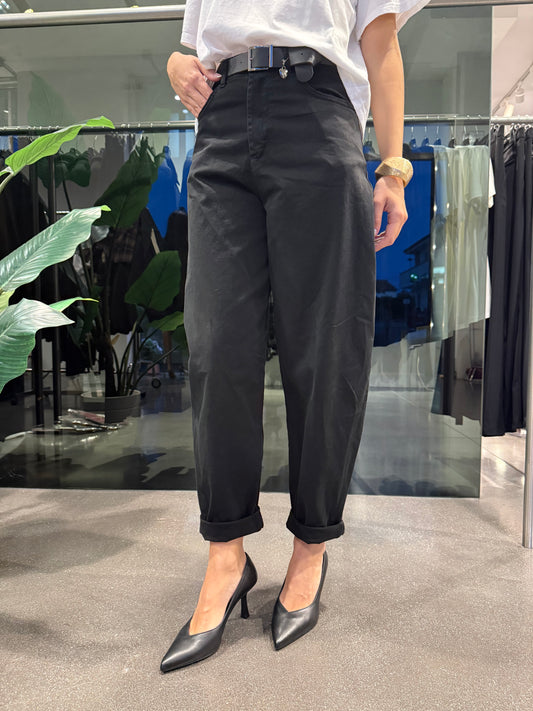 Pantalone cuoricino - nero