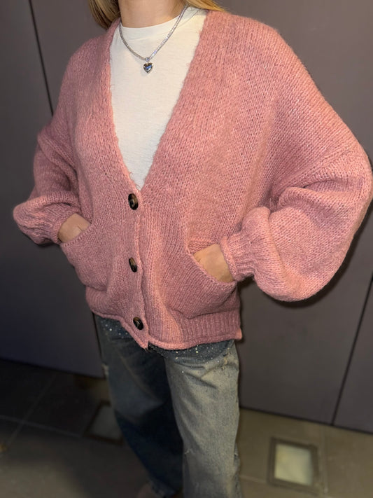 Cardigan in maglia