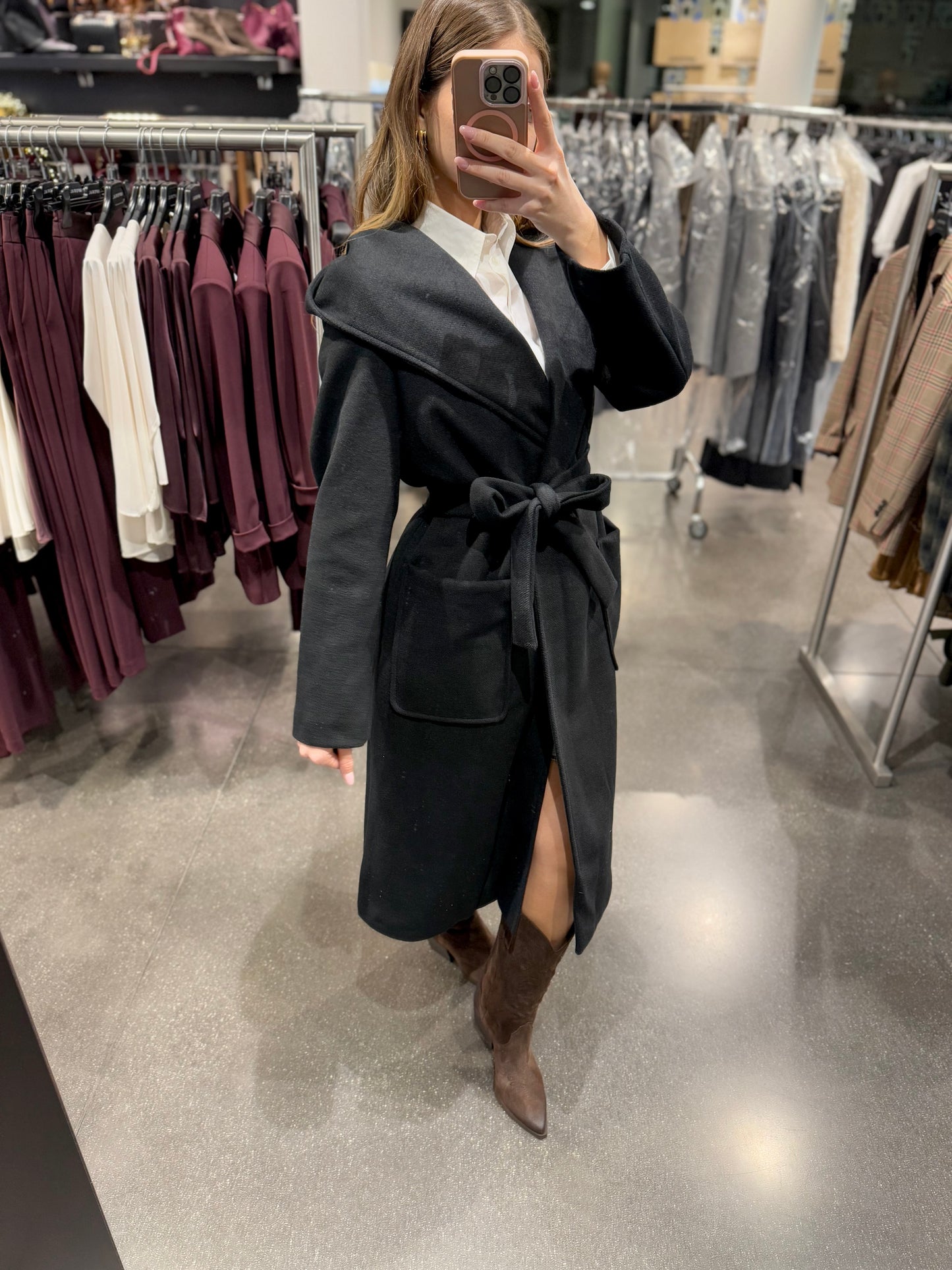 Please cappotto a vestaglia