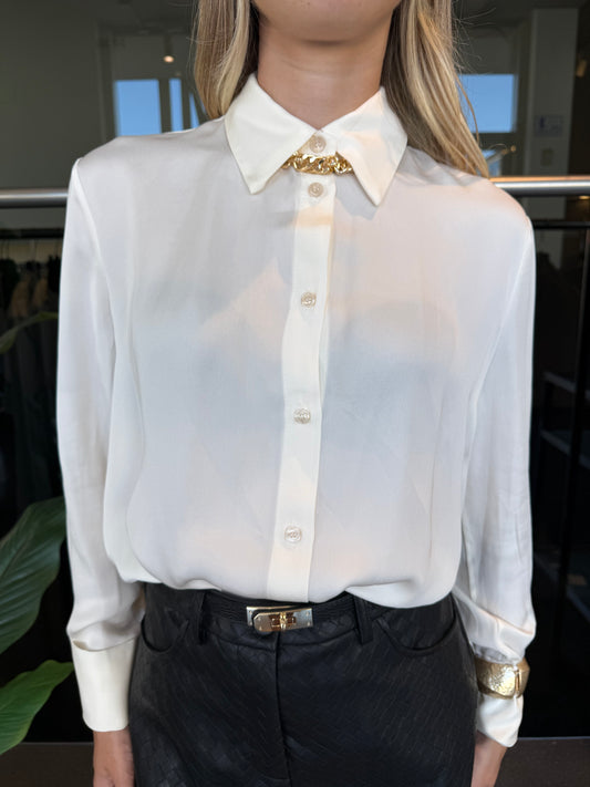 Camicia Imperial viscosa - panna