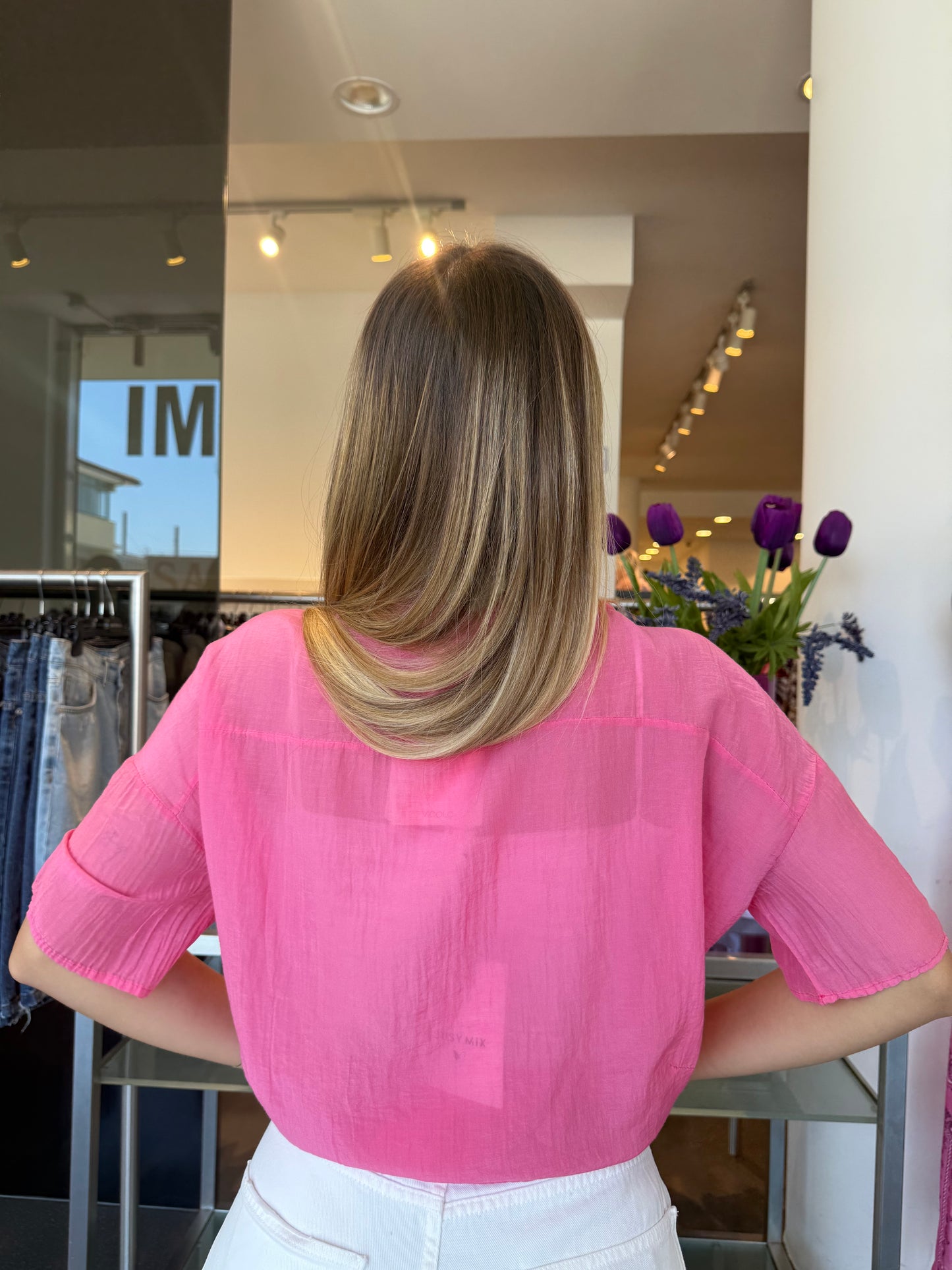 Camicia in mussola bubble