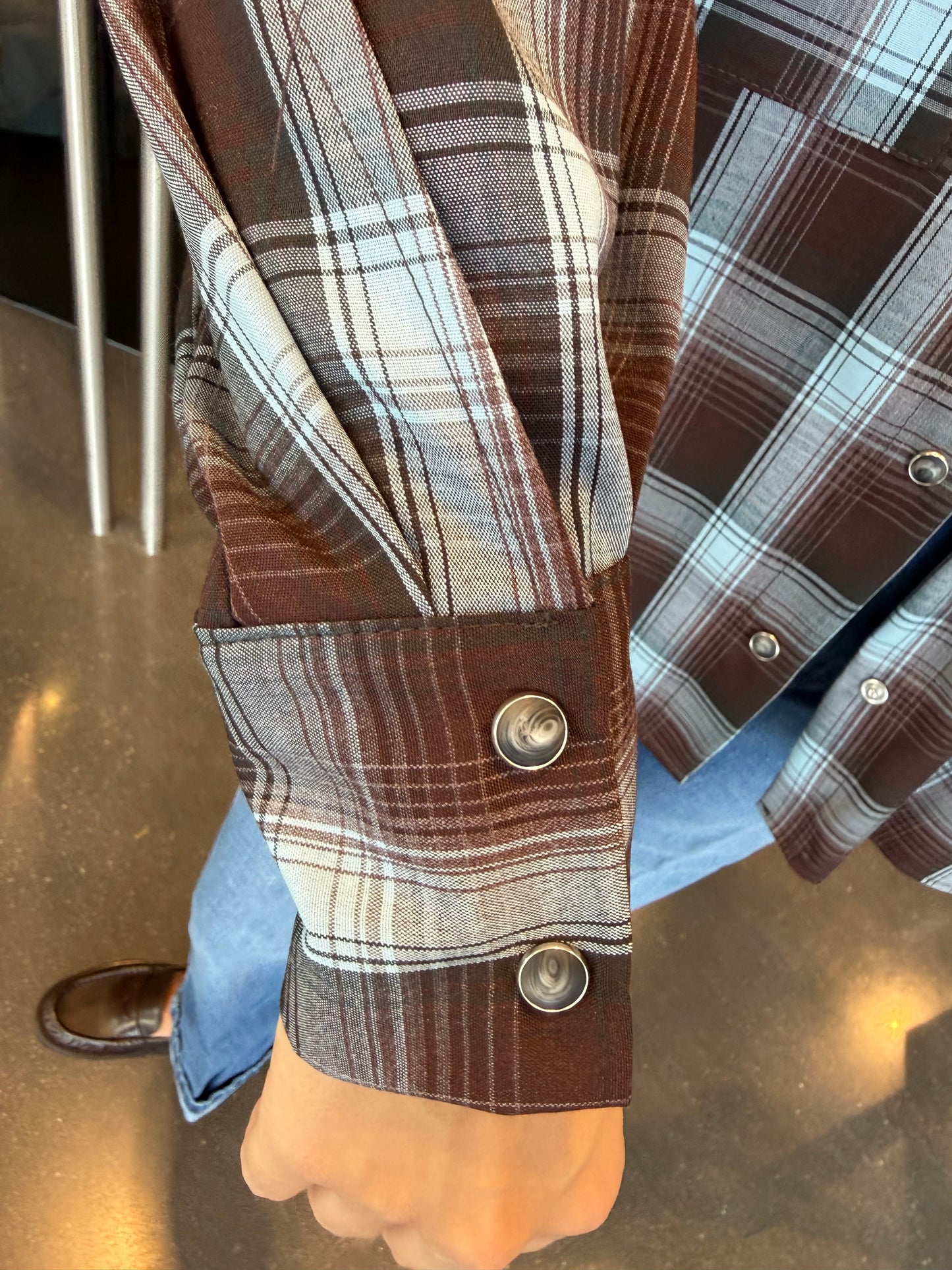 Imperial camicia check over