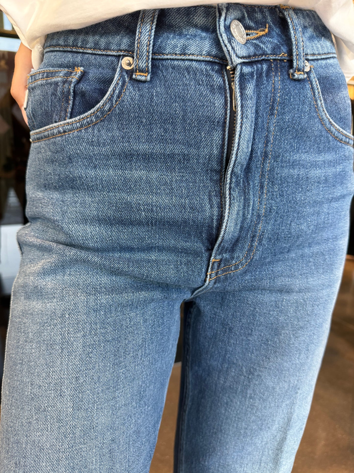 Jeans dritto alla caviglia