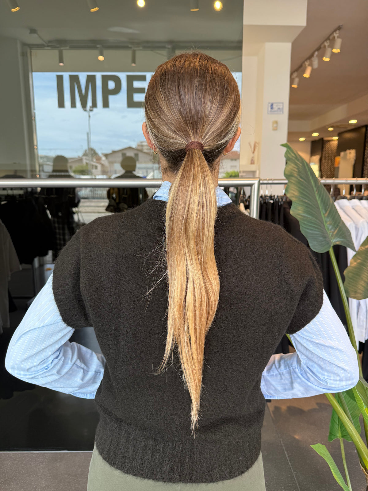 Gilet in maglia - nero