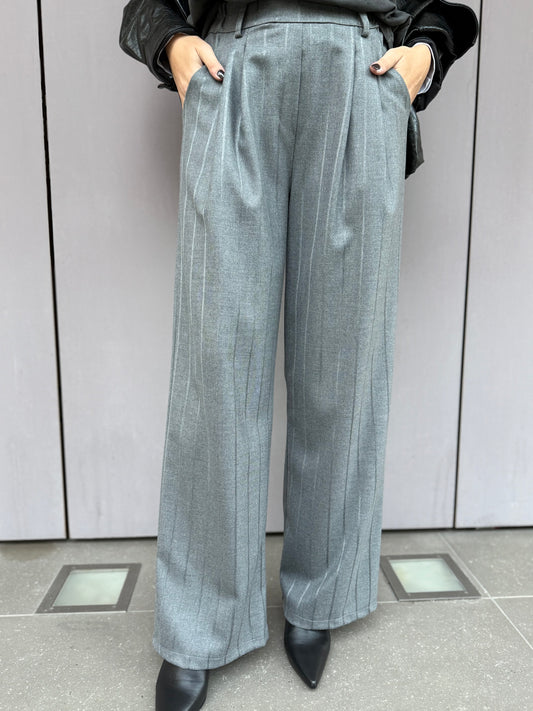 Pantalone a righe riflettenti